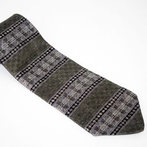 J. Ferrar Men's‎ Necktie 100% Silk Geometric